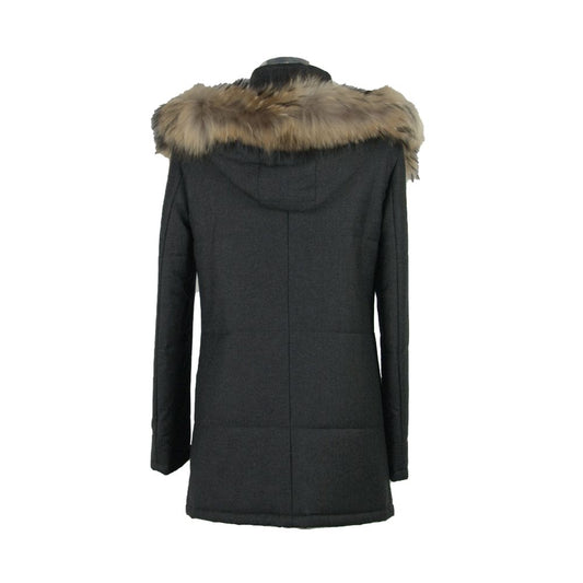 Made in Italy Gray Wool Men Jacket