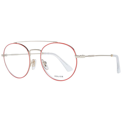 Police Red Men Glasses Frame