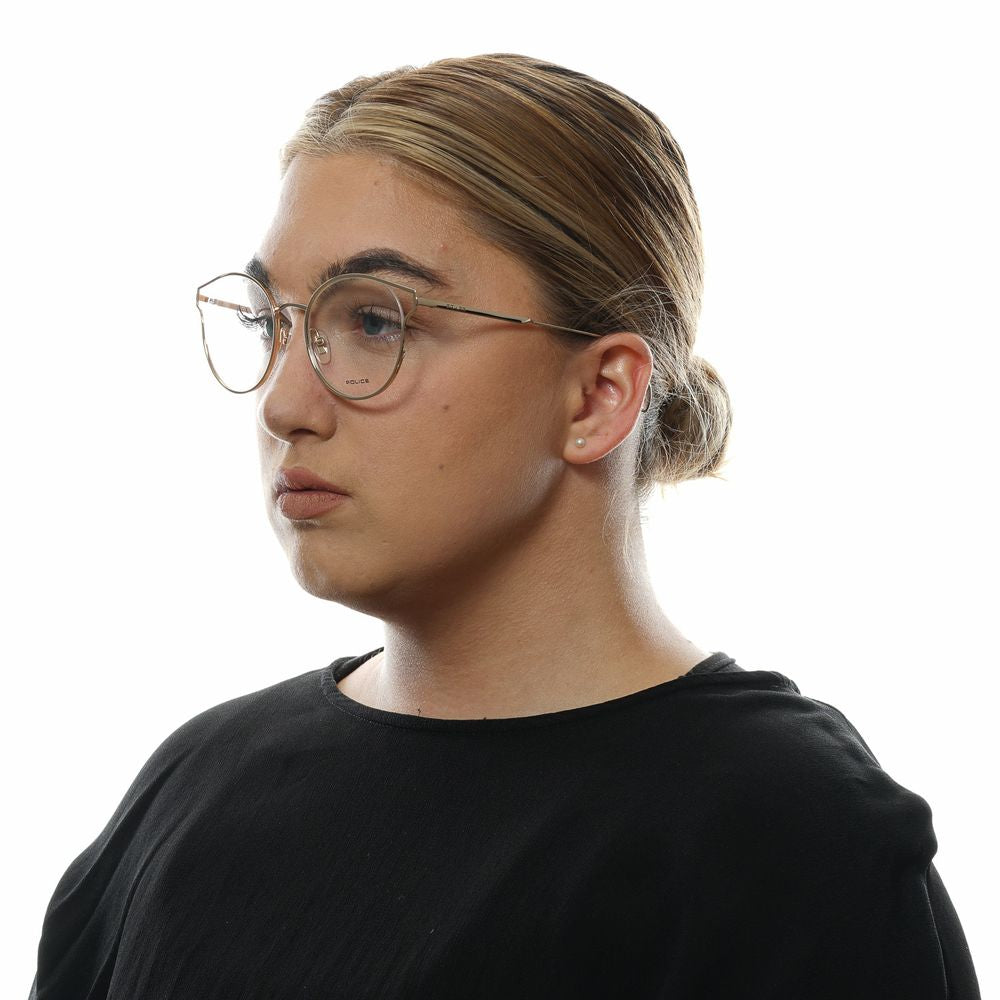 Police Rose Gold Women Glasses Frame