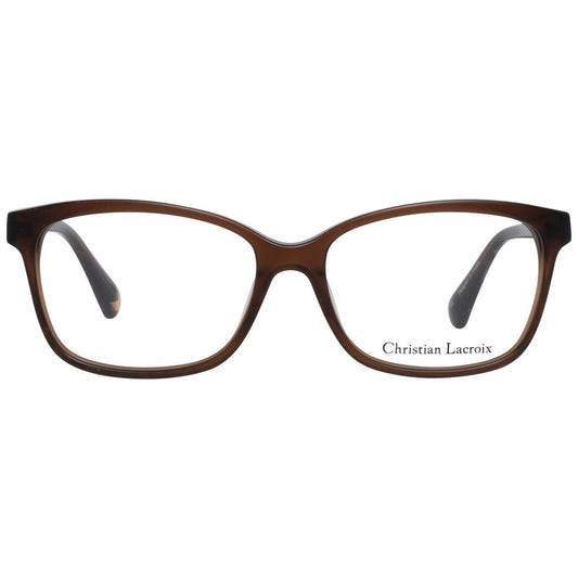 Christian Lacroix Brown Women Glasses Frame