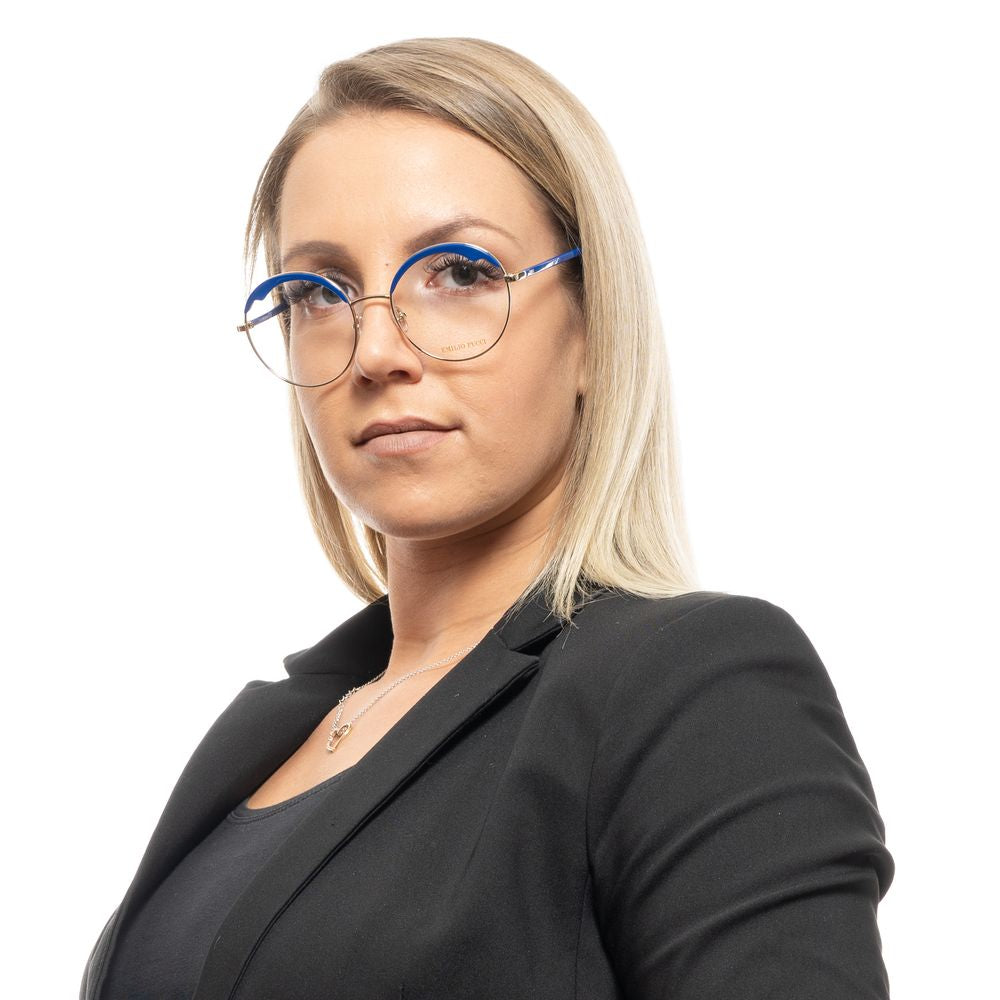 Emilio Pucci Blue Women Glasses Frame