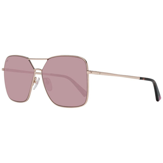 Web Rose Gold Women Sunglass