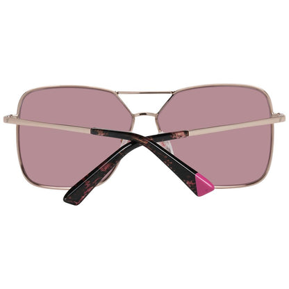 Web Rose Gold Women Sunglass