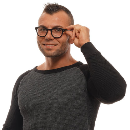 Ermenegildo Zegna Black Men Glasses Frame