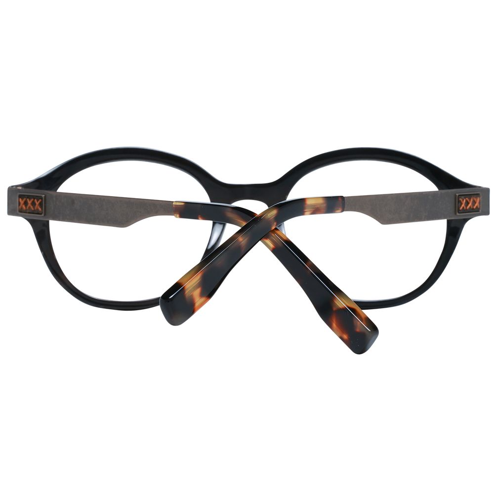 Ermenegildo Zegna Brown Men Glasses Frame