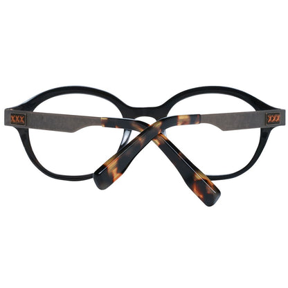 Ermenegildo Zegna Brown Men Glasses Frame