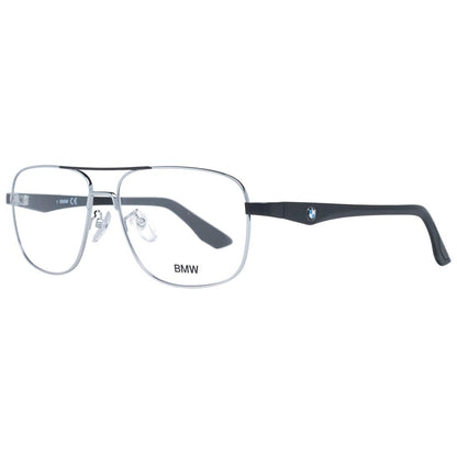 BMW Silver Men Glasses Frame