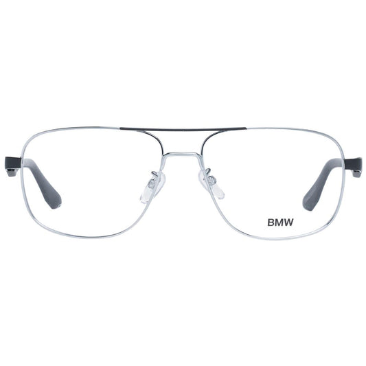 BMW Silver Men Glasses Frame