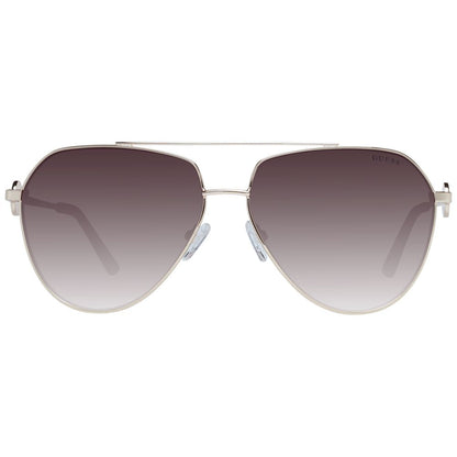 نظارات شمسية نسائية من Guess باللون الذهبي