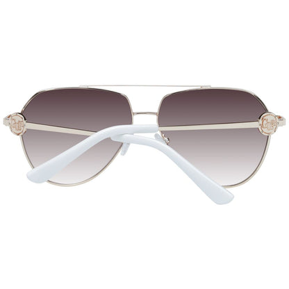 نظارات شمسية نسائية من Guess باللون الذهبي