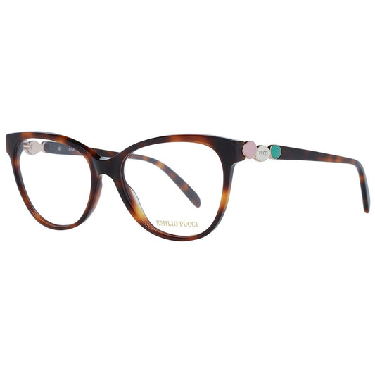 Emilio Pucci Brown Women Glasses Frame