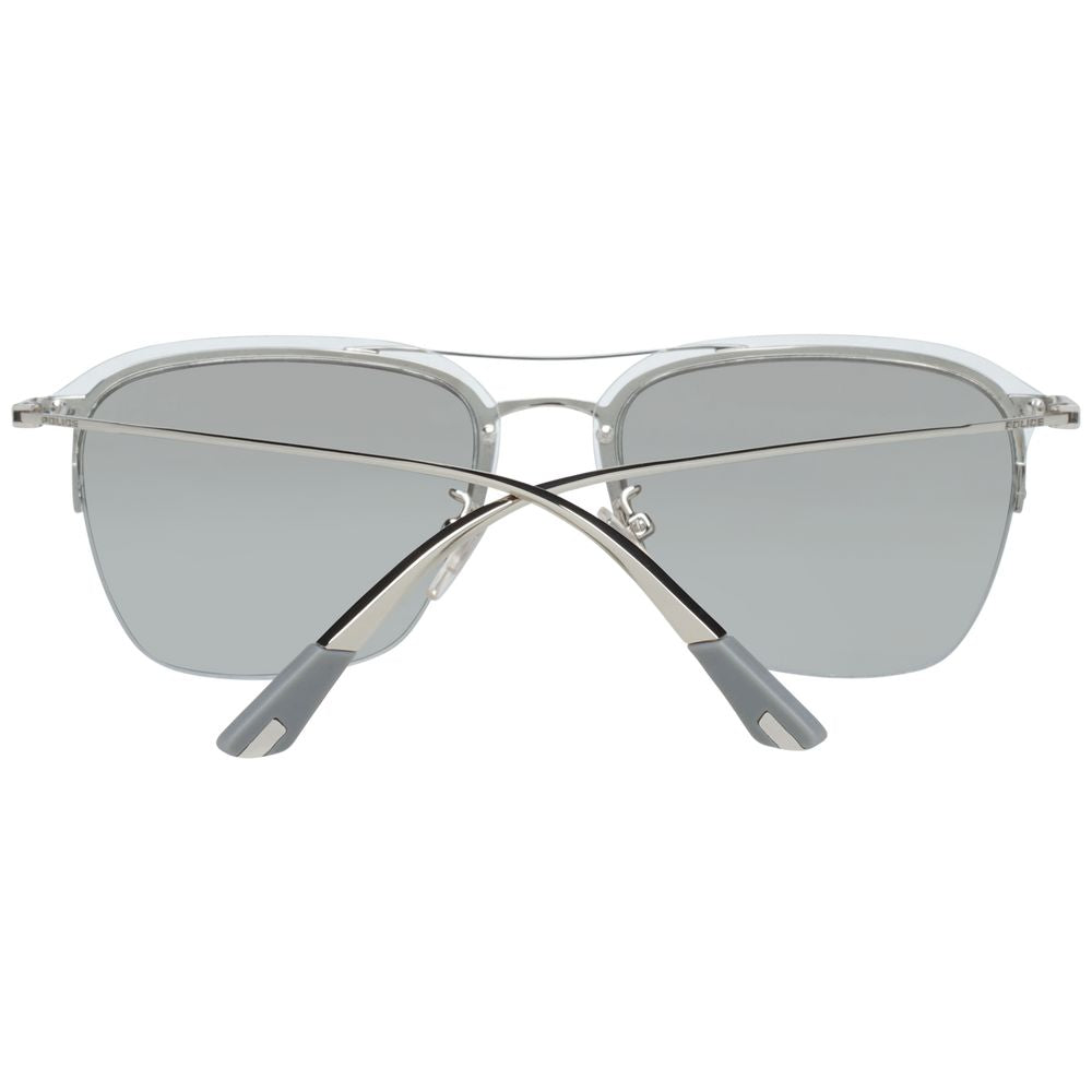 Police Silver Men Sunglass