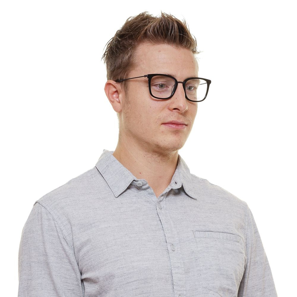 Police Black Men Glasses Frame