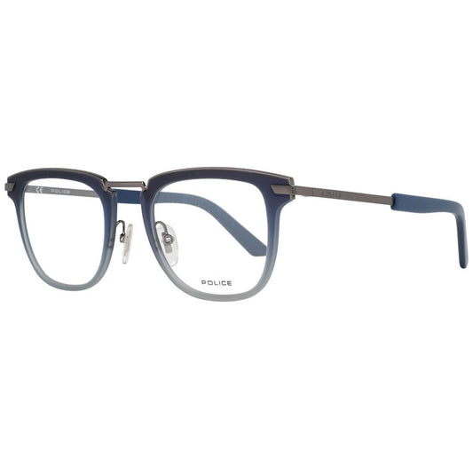 Police Blue Men Glasses Frame