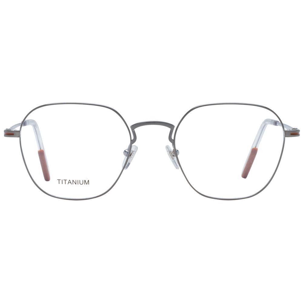 Ermenegildo Zegna Gray Men Glasses Frame