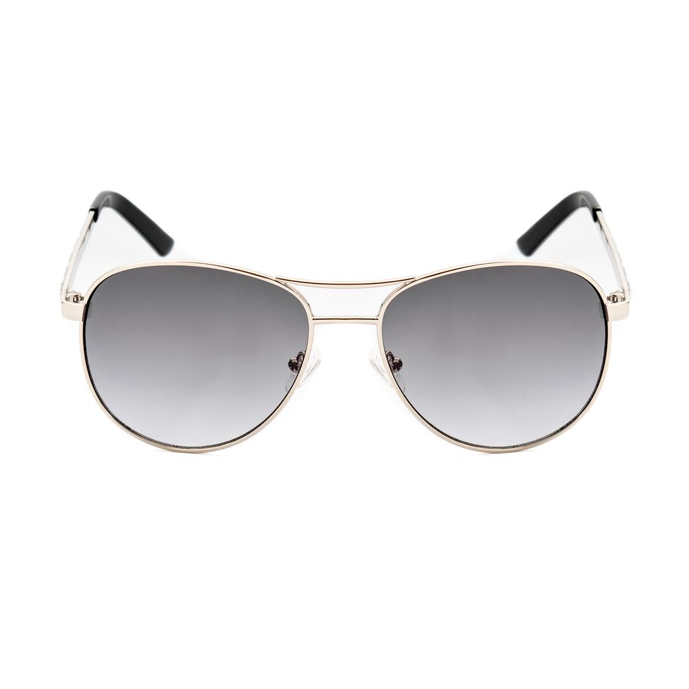 نظارات شمسية من Guess باللون الذهبي المعدني