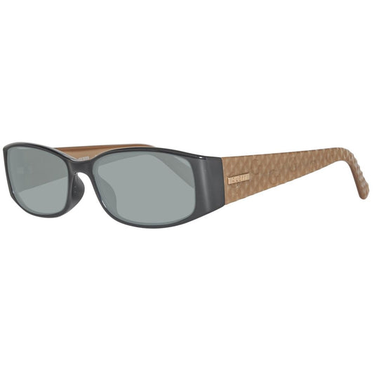 نظارات شمسية بلاستيكية سوداء من Guess