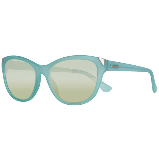 نظارات شمسية بلاستيكية زرقاء من Guess