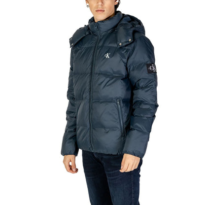 Calvin Klein Jeans Blue Polyamide Jackets & Coat