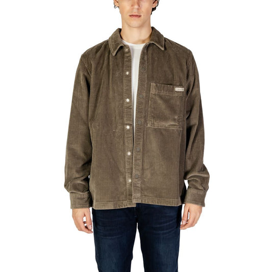 Calvin Klein Jeans Beige Cotton Shirt