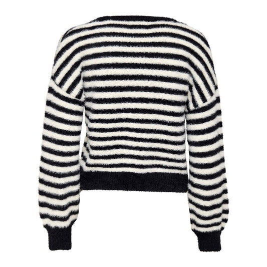 Only Black And White Marabou Sportswear