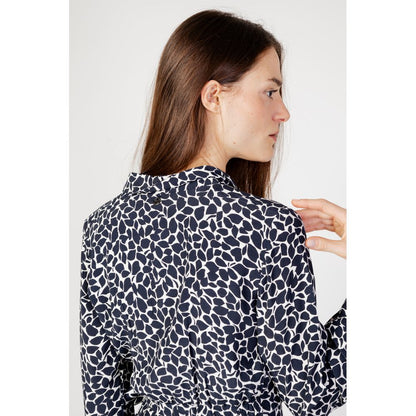 Street One – Blaue Viskose-Midi