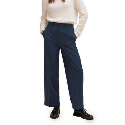 Street One Blue Polyester Pant