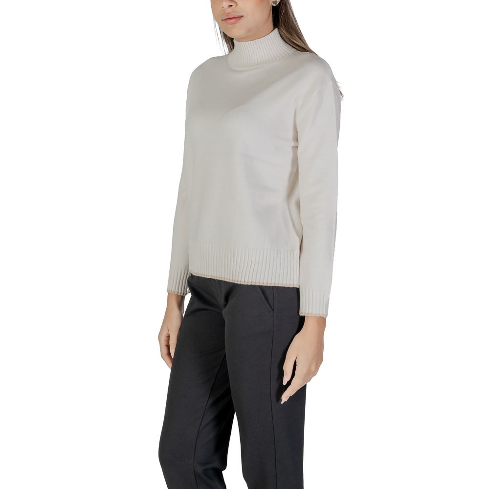 Street One Creme Polyester Pullover