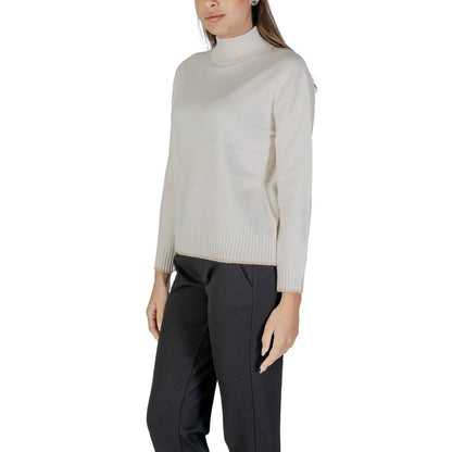 Street One Creme Polyester Pullover