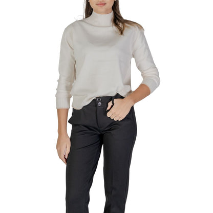 Street One Creme Polyester Pullover