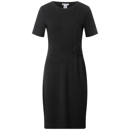Street One Black Cotton Midi