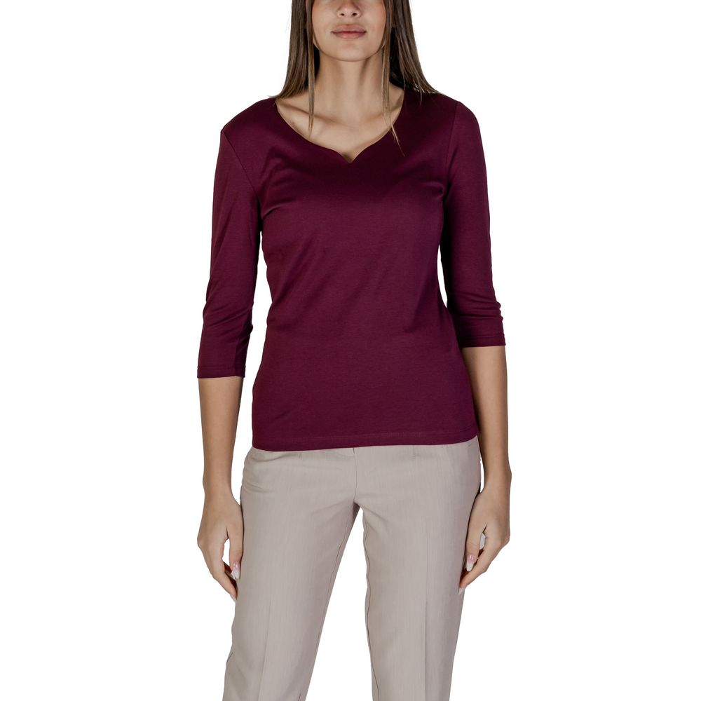 Street One Lila Baumwoll-T-Shirt