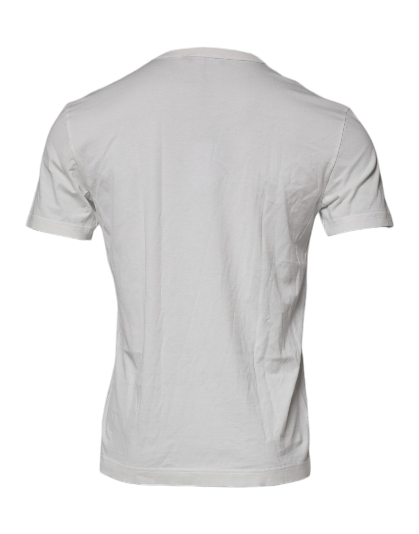 Dolce &amp; Gabbana Weißes Royals Heritage-Baumwoll-T-Shirt