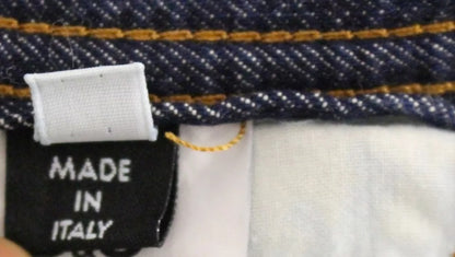 شورت جينز دولتشي آند غابانا أزرق من القطن المغسول من D&amp;G