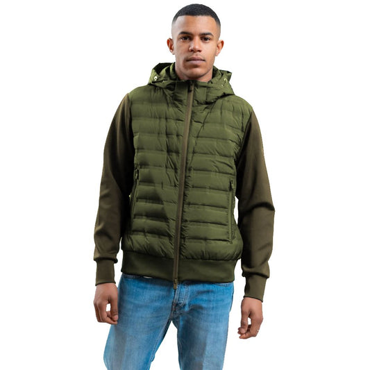 People Of Shibuya Green Polyester Men Jacket