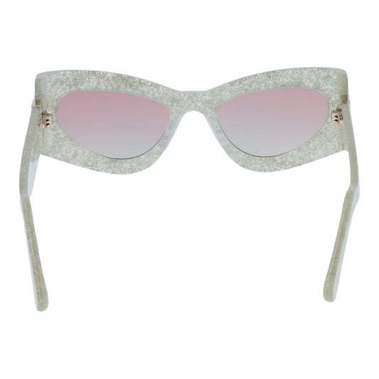 GCDS Silver Unisex Sunglass