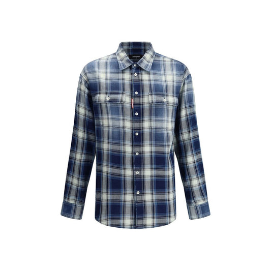 قميص قطني منقوش من Dsquared²