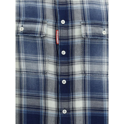 قميص قطني منقوش من Dsquared²