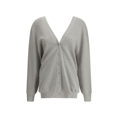 SA SU PHI Strickjacke mit doppelseitigem V-Ausschnitt