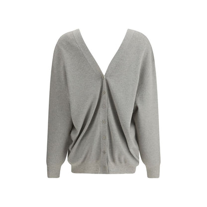 SA SU PHI Strickjacke mit doppelseitigem V-Ausschnitt