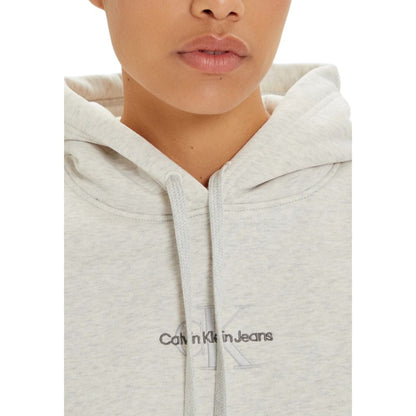 Calvin Klein Jeans Gray Cotton Hoody