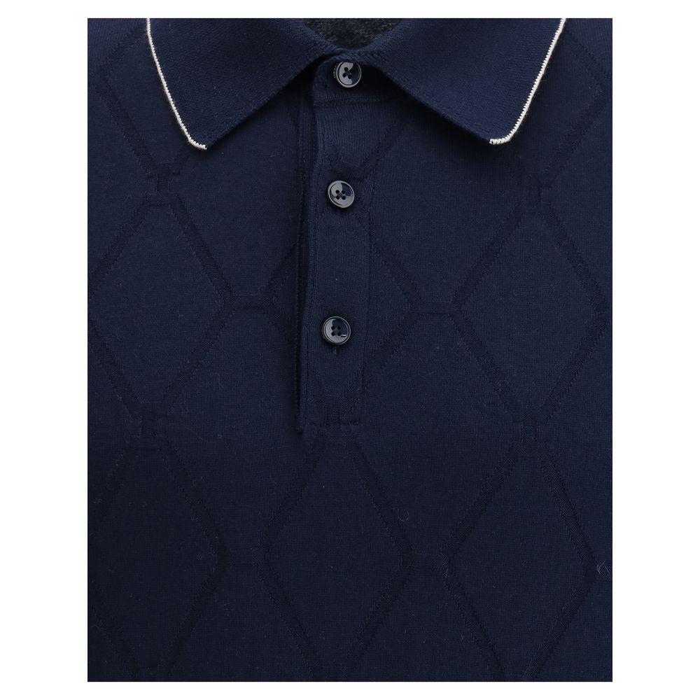 Svevo Strick-Poloshirt