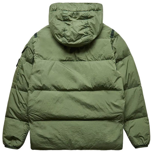 Stone Island Grüne Nylonjacke für Herren