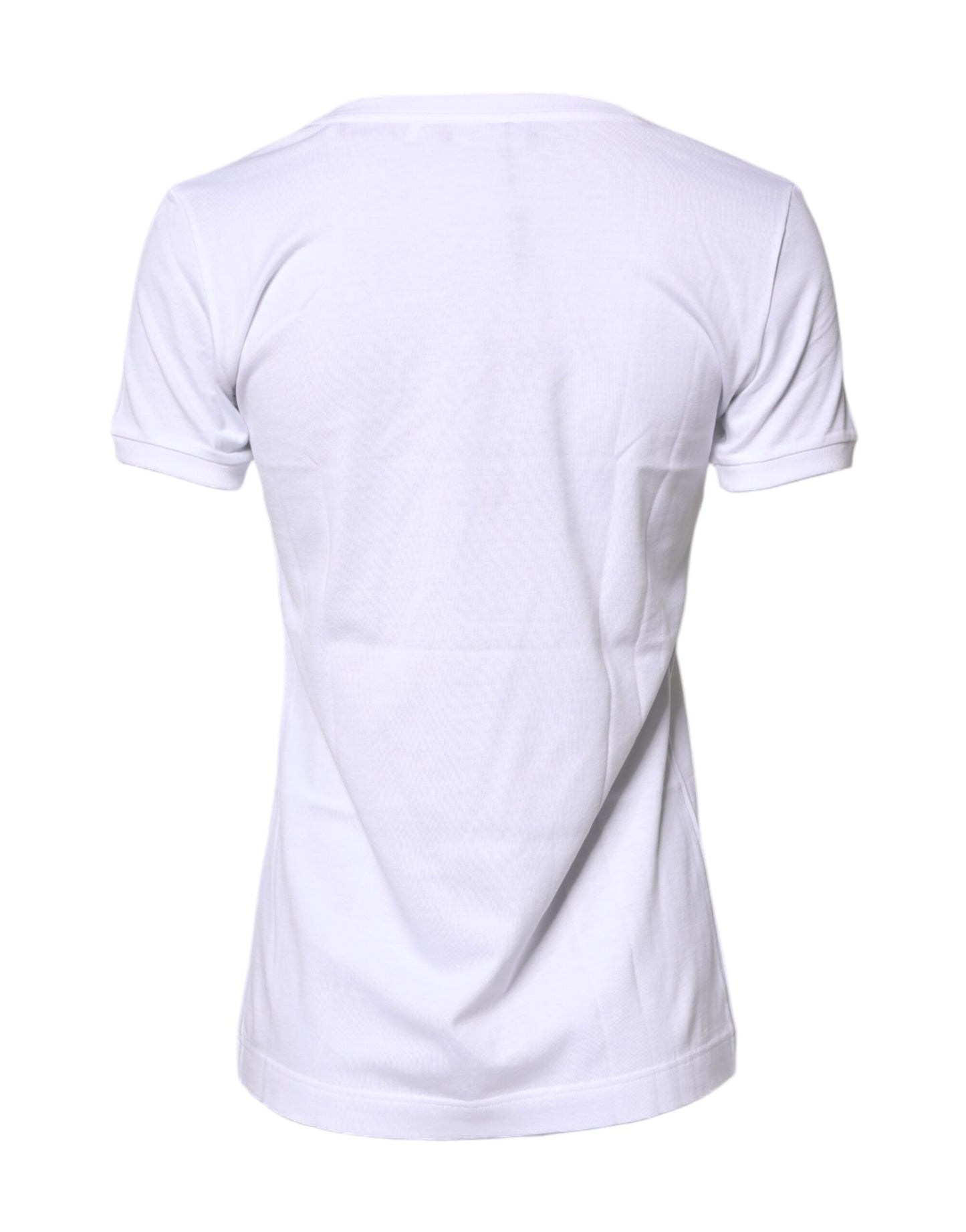 Dolce &amp; Gabbana Weißes #DGFamily Baumwoll-T-Shirt mit Rundhalsausschnitt