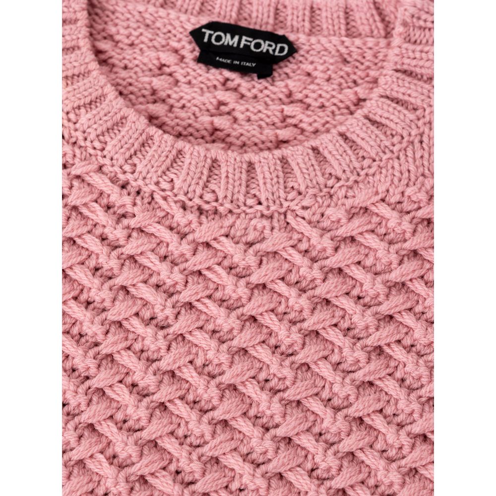 Rosa Wollpullover von Tom Ford