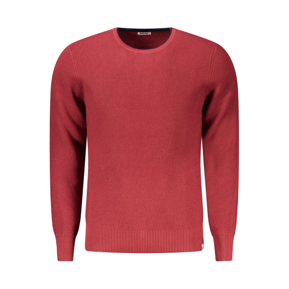 Gewehrroter Viskose-Herrenpullover