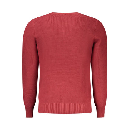 Gewehrroter Viskose-Herrenpullover