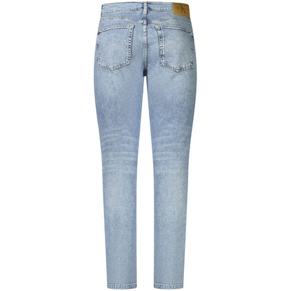 Calvin Klein Blue Cotton Men Jeans