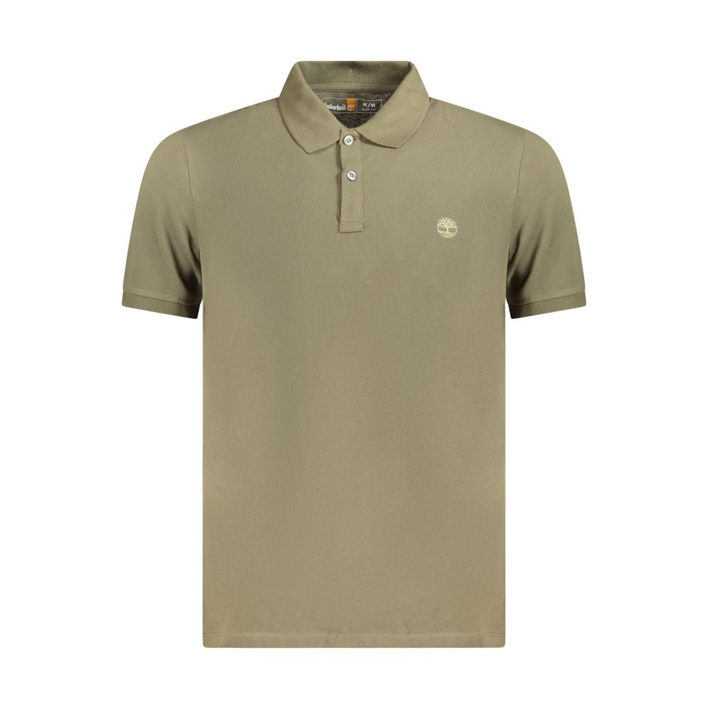 Grünes Poloshirt aus Baumwolle von Timberland