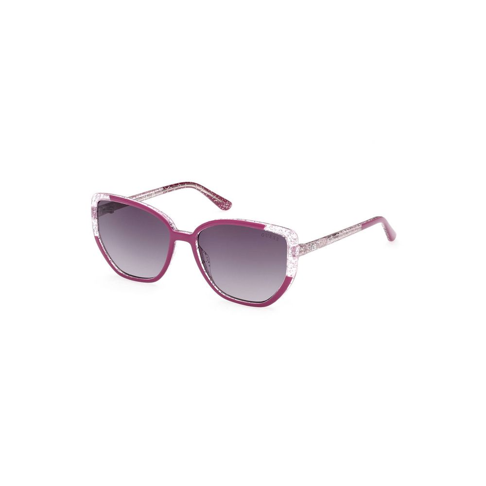 نظارة شمسية نسائية من Guess جينز بنفسجي محقون